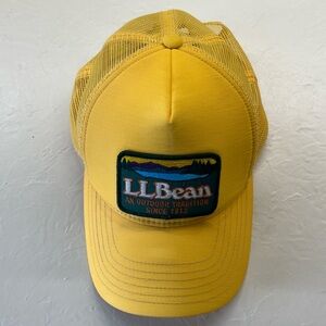LLBean x Todd Snyder Classic Yellow Mesh Trucker Hat Maine-Ah Collection